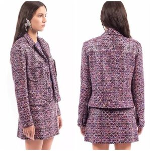Marco De Vincenzo Boucle‎ Jacket Size 38
